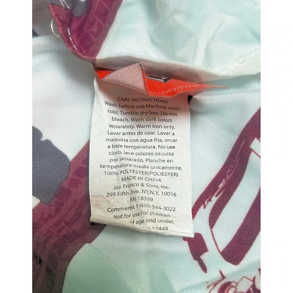 Disney Pixar Cars Lightning McQueen Flat Bed Sheet Red White Jay Franco & Sons
